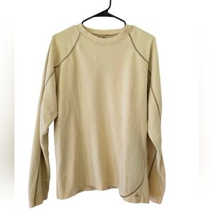 Prana Women's Cream Crew Neck Sweater